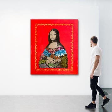 Quiona+ - ‘The Mona Lisa in the Museum’ XXL (No Reserve