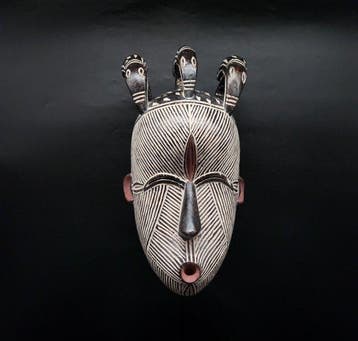 Prachtig masker - Songye - DR Congo (Zonder minimumprijs)