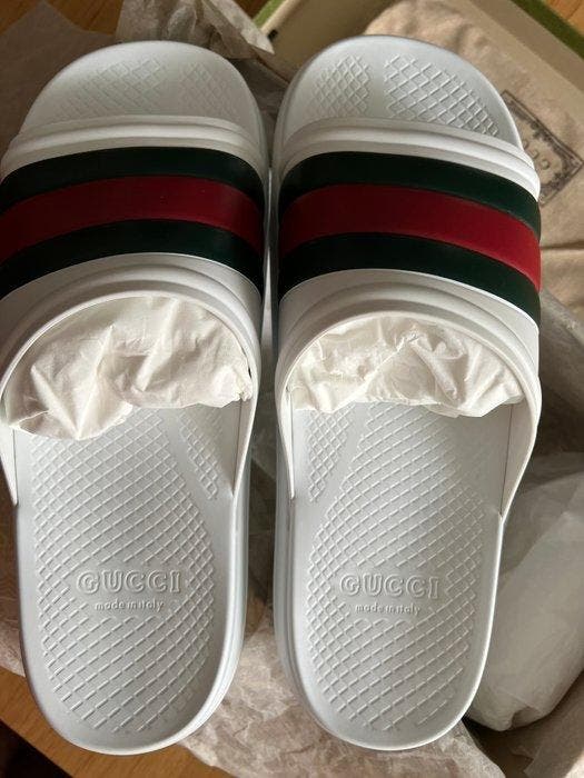 Gucci - Teenslippers - Maat: EU 47 - Nieuw in doos, Kleding | Heren, Schoenen