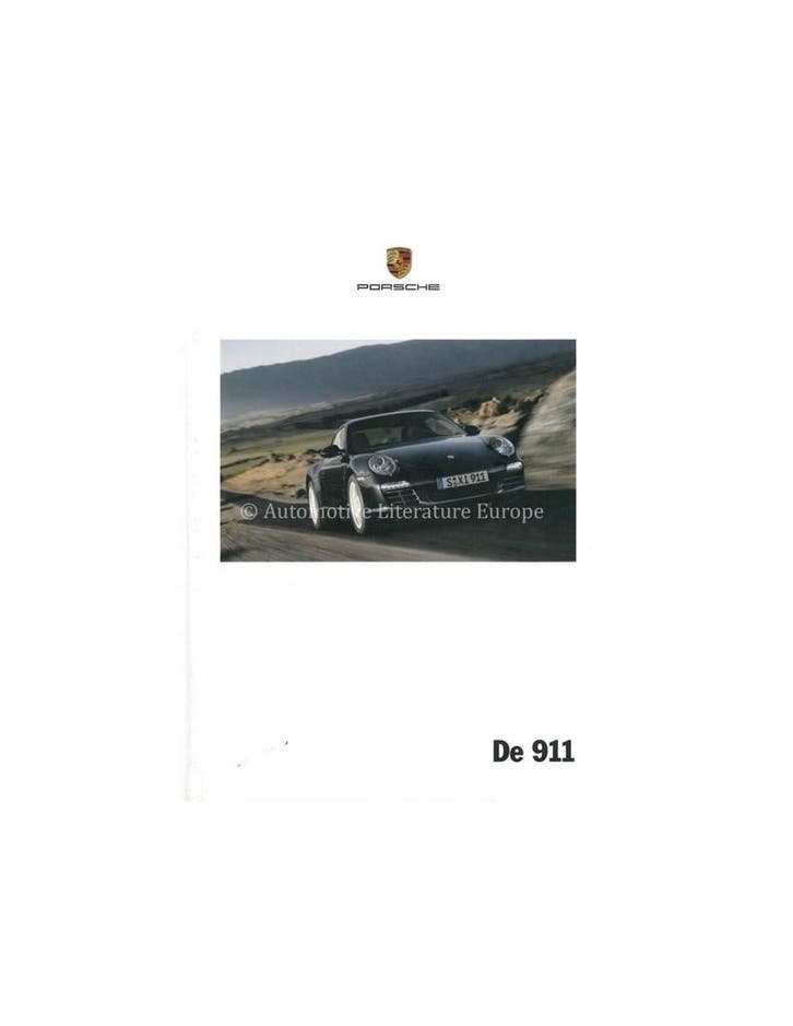 2010 PORSCHE 911 CARRERA & TARGA HARDCOVER BROCHURE NEDERL.., Boeken, Auto's | Folders en Tijdschriften, Ophalen of Verzenden