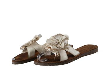 Lazamani Slippers in maat 36 Wit, Verzenden, Slippers