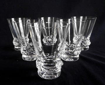 Daum France - Verre à porto - Cristal - Service Sorcy -, Antiek en Kunst