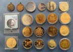 Nederland - 20 diverse penningen Nederland, thema Koninklijk