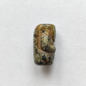 Oud-Chinees turkoois XXS Staande Godheidskraal Talisman - 18