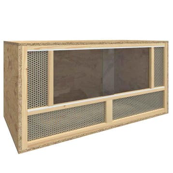 vidaXL Terrarium 80x40x40 cm bewerkt hout, Verzenden, Nieuw