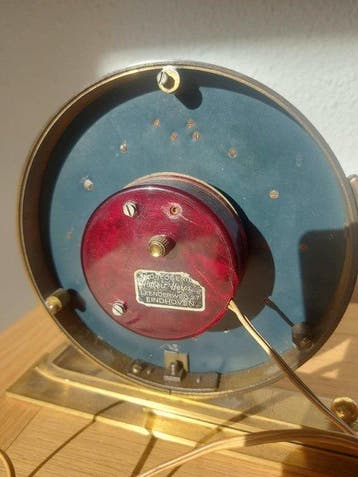 Tafelklok - AWU - Art Deco Messing, Koper - 1950-1960 -, Antiek en Kunst
