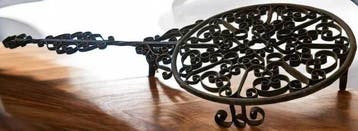 Openhaard accessoire - Smeedijzer - Onderzetter