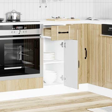 vidaXL Onderkast Lucca bewerkt hout sonoma eikenkleurig, Verzenden