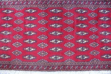 Tapis noué à la main turkmène en laine - Tapis - 58 cm - 131