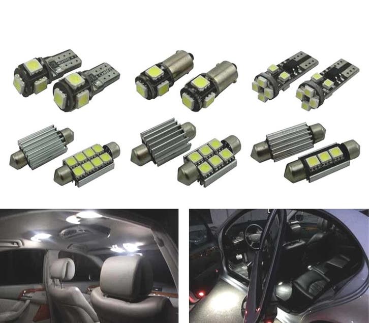 Kit 14 Ampoules Led Intérieur Pour Mercedes Clk Classe W209, Auto-onderdelen, Verlichting, Verzenden