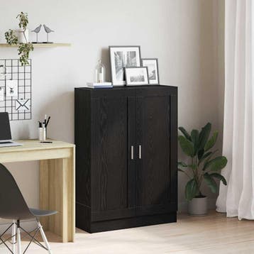 vidaXL Boekenkast 3-laags 82,5 x 30,5 x 115 cm Bewerkt hout, Huis en Inrichting, Verzenden, Nieuw