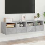 vidaXL Tv-wandmeubels 2 st 60x30x30 cm bewerkt hout, Verzenden, Nieuw