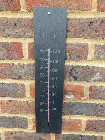 Thermometer - Leisteen - 45 cm