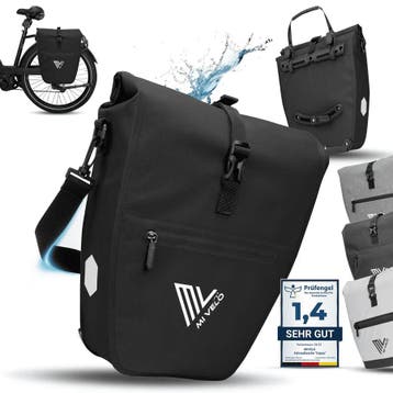 2dekans | MiVelo – 2in1 Fietstas CAPAX – 25L – Waterdicht &, Ophalen of Verzenden, Nieuw