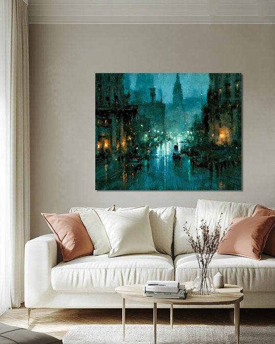 Wysocky John - Night City - XL, Antiquités & Art, Art | Objets design