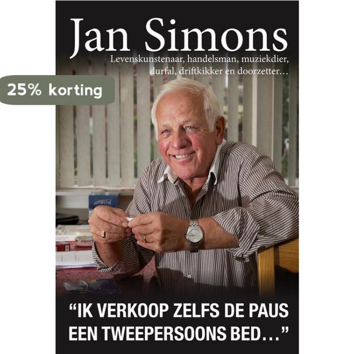 Ik verkoop zelfs de paus een tweepersoons bed - Jan Simons, Livres, Loisirs & Temps libre, Envoi