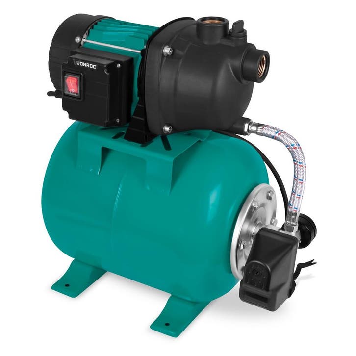 Hydrofoorpomp / hydrofoorset met drukschakelaar – 800W -, Jardin & Terrasse, Pompes à eau, Envoi