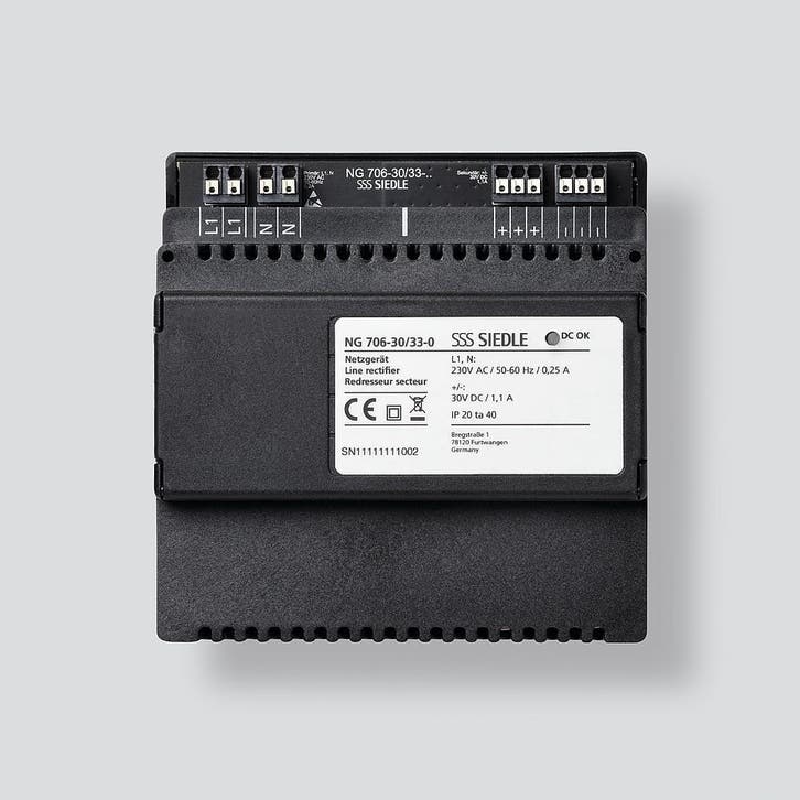 Siedle Voeding Deurcommunicatie - 210010267-00, Doe-het-zelf en Bouw, Alarmsystemen, Verzenden