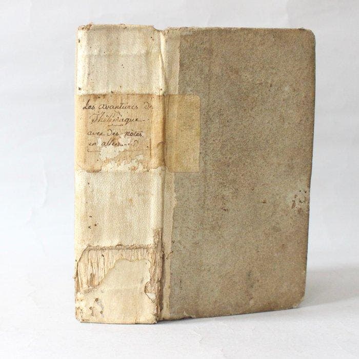 Fénelon - Les aventures de Télémaque, fils dUlysse - 1745, Antiquités & Art, Antiquités | Livres & Manuscrits