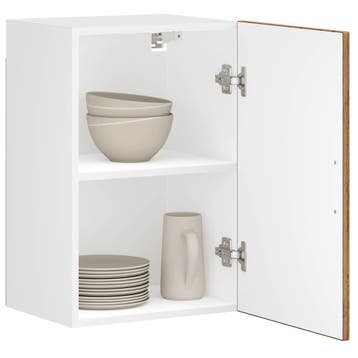 vidaXL Keukenbovenkast Porto bewerkt hout oud houtkleurig, Verzenden, Nieuw