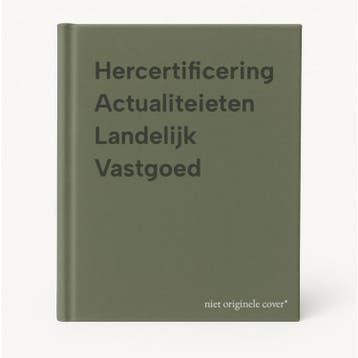 Hercertificering Actualiteieten Landelijk Vastgoed, Verzenden, Zo goed als nieuw