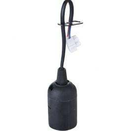 E27 Fitting/Houder Zwart - Verhuisfitting met 15cm Draad | L, Maison & Meubles, Lampes | Autre, Envoi