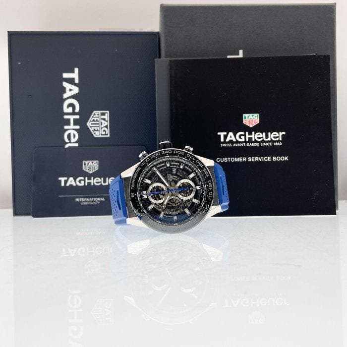 TAG Heuer - Carrera - Zonder minimumprijs - CAR2A1T.FT6052 -, Handtassen en Accessoires, Horloges | Antiek