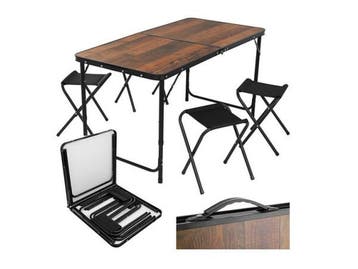 Veiling - Gardlov opklapbare tuintafel + 4 stoelen, Nieuw