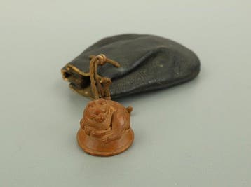 Ornement décoratif - Netsuke Sculpture sur bois Petite