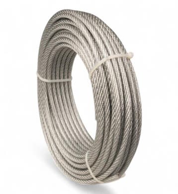 Staalkabels 5/6 mm geplastificeerd 20 meter, Verzenden, Nieuw