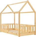 2dekans | Kinderbed Marli - 80 x 160 cm - Houtkleur, Kinderen en Baby's, Kinderkamer | Complete kinderkamers, Ophalen of Verzenden