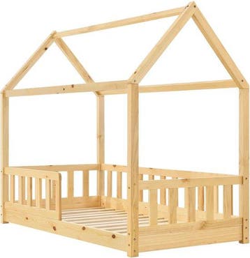 2dekans | Kinderbed Marli - 80 x 160 cm - Houtkleur, Kinderen en Baby's, Ophalen of Verzenden, Nieuw