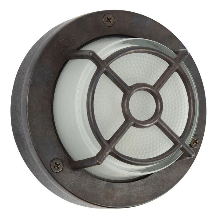 Wandverlichting modern Lagos Wand- & Plafondlamp Zwart Brons, Tuin en Terras, Buitenverlichting, Verzenden