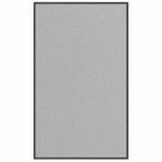 vidaXL Deurmat 90x150 cm grijs, Verzenden, Nieuw