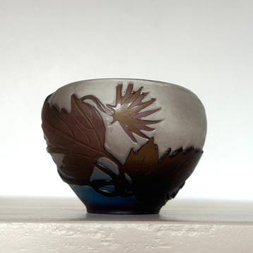 Emile Gallé - Vaas - miniatuurvaas - Glas