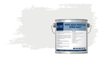 Wixx Aqua Houtlak Spray Matt RAL 9003 | Signaalwit 2.5L, Verzenden, Nieuw