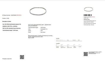 Sans prix de réserve - Bracelet de tennis - 14 carats Or