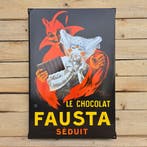 Emaille bord Fausta chocolat, Verzenden, Nieuw