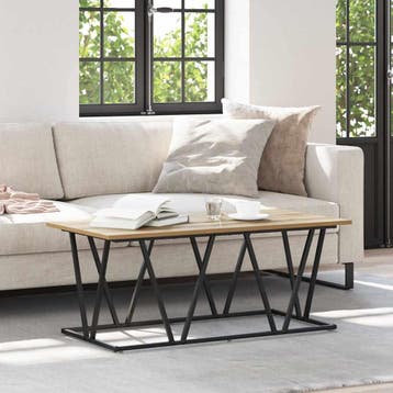 vidaXL Salontafel Artisan Eiken 100 x 50 x 40 cm, Verzenden