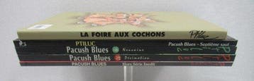 Pacush blues + La foire aux cochons - 5x C - 5 Album -, Boeken, Stripverhalen, Nieuw