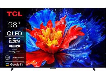 Tcl -  Ultra Hd 4k Qled-tv 98 Inch 2025 - Zwart, Verzenden