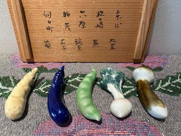 Japanese-Style Vegetable-Shaped Chopstick Rests - Bestekset