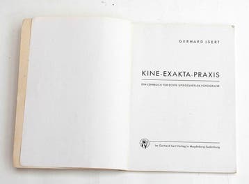 Exakta Kine-Exakta-Praxis, 1. Auflage von 1937 Appareil, Audio, Tv en Foto, Nieuw