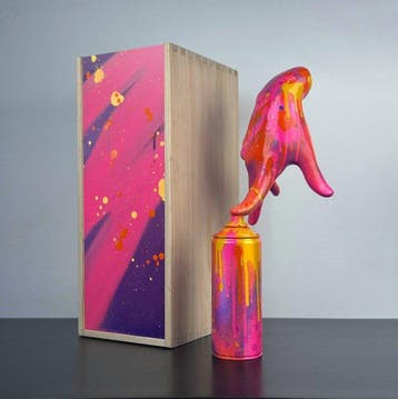 sculptuur, Touch-it Spray Can Graffiti Sculpture - 385 mm -