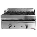 Stoomgrill | Gas | Oppervlak 660x470 (Gietijzer) | 18kW |, Verzenden
