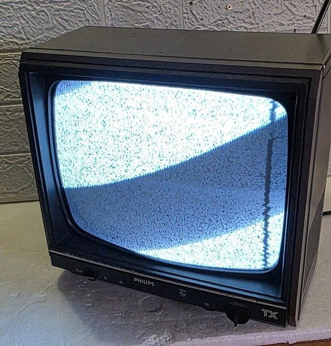 Philips - Télévision à écran cathodique - 12TX3002/00S, Antiquités & Art, Art | Objets design