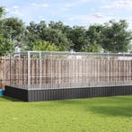 vidaXL Volière met verlengstuk 725x307x212 m staal, Dieren en Toebehoren, Verzenden, Nieuw