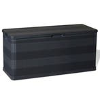 vidaXL Tuinbox 117x45x56 cm zwart, Tuin en Terras, Verzenden, Nieuw
