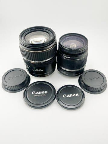 Canon Canon EF-S 17-85mm f/4-5.6 IS USM + Canon EF-S 18-55mm, Audio, Tv en Foto, Nieuw