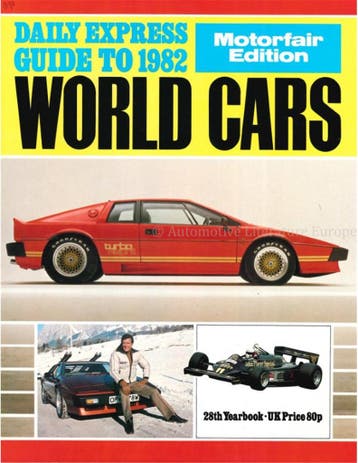 1982 GUIDE TO WORLD CARS YEARBOOK ENGELS, Ophalen of Verzenden, Nieuw
